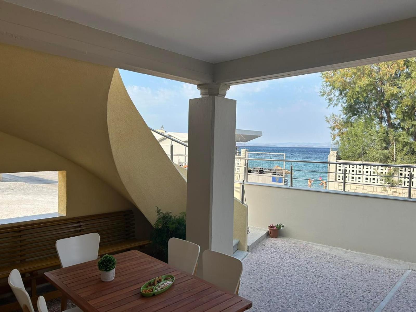 Blue Flag Award Winning Ormos Lo Beach: Home 1 Vrontados ภายนอก รูปภาพ
