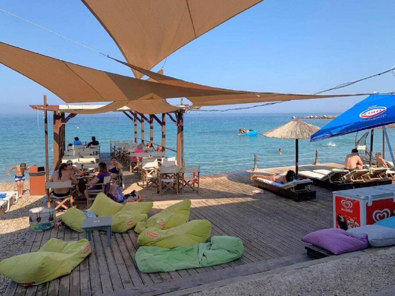 Blue Flag Award Winning Ormos Lo Beach: Home 1 Vrontados ภายนอก รูปภาพ